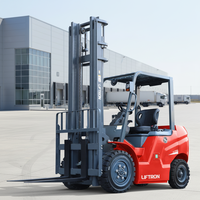 Forklift Gudang Listrik Baterai Lithium-Ion Liftron Seri DE 3.5 Ton 1070x120x45mm untuk Operasi Pemuatan di Dermaga