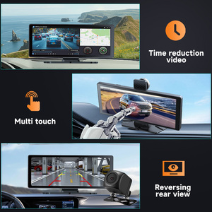10.26'' 4K DashCam Wireless and Wire Carplay Android Auto Car Dashboard Video Recording WIFI Loop Record IPS Screen ZC10C norear - Product Image 5