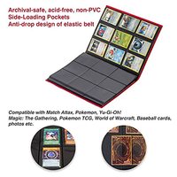 9-Fach Hochwertiges DIY Plastikkarten-Album für Kinder Pokémon & Basketball Karten-Sammelmappe mit Anpassbaren Farben und Hardcover