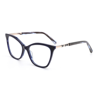 BONA-Lunettes unisexes en feuille à motif de caoutchouc, fabricant de lunettes à monture complète optique en acétate