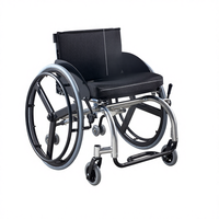 Fauteuil roulant sportif manuel avec cadre en aluminium léger pour utilisateurs actifs et soutien quotidien à la rééducation et à la mobilité