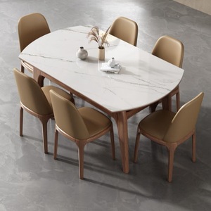 Juego de mesa y sillas de comedor de 4 piezas, extensible, estilo moderno minimalista para comedor - Product Image 4