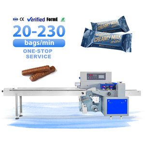 High Quality Multifunctional Pillow Packing <b>Machine</b> Automatic Chocolate Protein bar <b>Candy</b> Popsicle Flow Packaging <b>Machine</b> - Product Image 1
