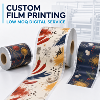 Servizio di Stampa Digitale Personalizzata su Film Plastico a Basso MOQ per Condimenti, Rotoli Laminati in PE con Logo Personalizzato