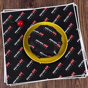 Papel de Envoltura para Alimentos Biodegradable, Resistente a la Grasa, Desechable, con Recubrimiento de PE de Grado Alimenticio, para Sándwiches, Hamburguesas y Empaquetado, con Logotipo Personalizado - Product Image 5