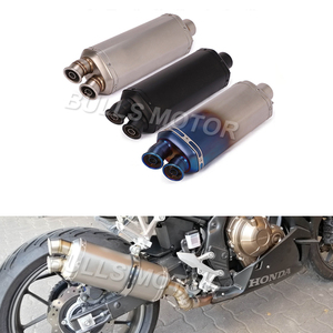 Alto rendimiento para DUKE790 ADV CB300R NINJA400 GSX600 motocicleta silenciador de escape de doble salida silenciador Motor <span class=keywords><strong>GP</strong></span> escape <span class=keywords><strong>Moto</strong></span> - Product Image 1