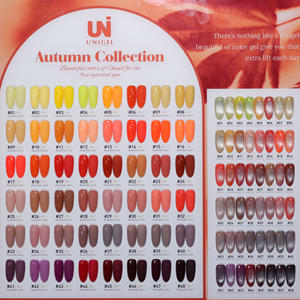 Unigel Hema Gratis Aangepast Uw Logo Uv Gel Groothandel Oem Rode Kleur Collectie Gel Nagellak Set Voor Salon - Product Image 2