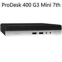 Mini-ordinateur de bureau Barebone Tiny ProDesk 400 G3 7ème génération, propre, sans rayures, grade A, testé et fonctionnel