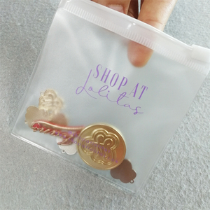 Chất Lượng Tuyệt Vời Tùy Chỉnh Bao Bì Túi PVC Ziplock Túi Phân Hủy Sinh Học Frosted Zipper Bag Đối Với Jewerly/Earring/Necklace/Mỹ Phẩm - Product Image 6
