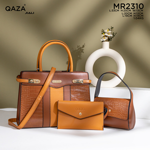 Jiali <span class=keywords><strong>QAZA</strong></span> Grand Sac Fourre-Tout Bandoulière 3-en-1 en Cuir PU, Sacs à Main Fantaisie pour Femme - Product Image 2