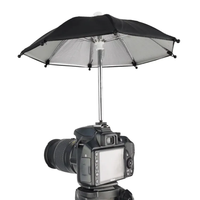 Parapluie pour appareil photo, support griffe porte-accessoire universel, grande taille 50 cm, protection contre la pluie et le soleil pour appareils photo hybrides et reflex numériques Canon, Nikon, Sony