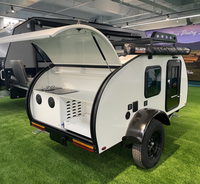 Ecocampor Mini Offroad RV Caravan Camper Trailer avec cuisine extérieure et salle de bain à vendre