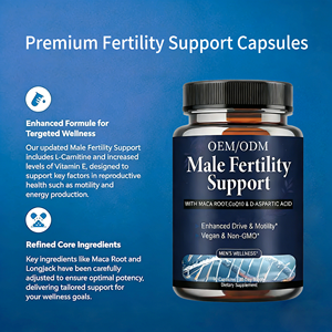 Kapsul OEM Meningkatkan Kualitas Sperma, Motilitas, Keseimbangan Hormon, Mendukung Kesuburan Pria dengan Maca - Product Image 4