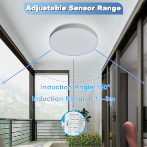 Bề mặt cầu thang nhà để xe hành lang hành lang lò vi sóng cảm biến chuyển động hiện đại tuôn ra gắn đèn lịch thi đấu IP44 không thấm nước dẫn ánh sáng Trần - Product Image 3