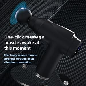 Produttore di pistola per massaggio schermo Touch Screen portatile Cordless profondo del tessuto posteriore per terapia del corpo della gamba pistola per massaggio - Product Image 3