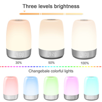 Veilleuse Réveil LED pour Bébé, Lampe de Chevet Tactile pour Chambre d'Enfant, Veilleuses LED pour Allaitement, Réveil Lumière Naturelle