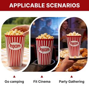 Boîtes à popcorn en papier pour les fêtes, les cinémas, les décorations de carnaval à domicile, boîte en carton jetable pour la nourriture - Product Image 5