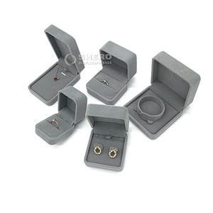 Luxury Velvet Jewelry Box Collection for Rings Necklaces Bracelets for Replaceable Insert for Professional Jewelers - Product Image 5