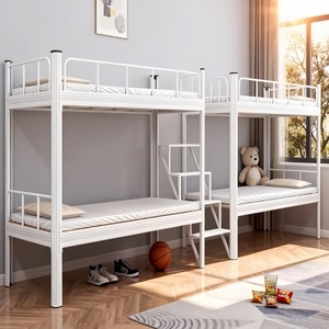 Lits superposés en métal durables au design moderne, garantie de 2 ans, construction de qualité commerciale pour les dortoirs, le personnel, les étudiants - Product Image 5