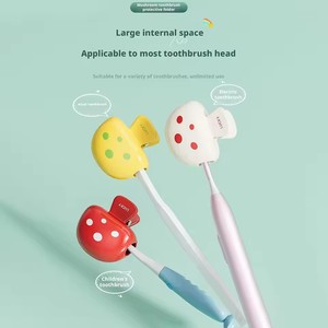 Funda de Plástico Desechable para Cabezal de Cepillo de Dientes, Organizador de Almacenamiento con Clip para Baño y Viaje, 1 Unidad - Product Image 5