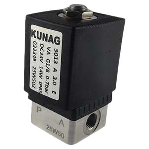 Válvula Solenoide Kunag 3013 A 3.0 E G1/8 DC24V 14W para Aplicaciones de Agua y Gas - Product Image 4