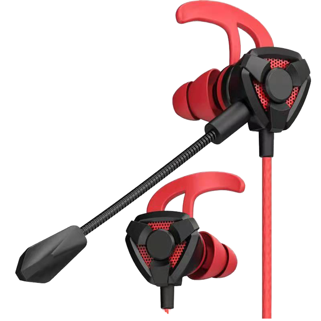 Wired Gaming Earbuds with Detachable Boom Mic Noise Cancelling In-Ear Earphones for PS5, Xbox, PC, Phone