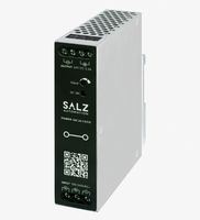 SALZ Automation GmbH DIN-Rail Ultra-slim Industrial Automation Power Supply Fase Tunggal 24V DC 3.2A (75W) Input AC Universal