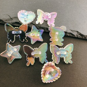 Acrylic Cute Love Heart Butterfly <strong>Stick</strong> on Tumbler Charm Hook for <strong>Stanley</strong> Cup Accessories - Product Image 1