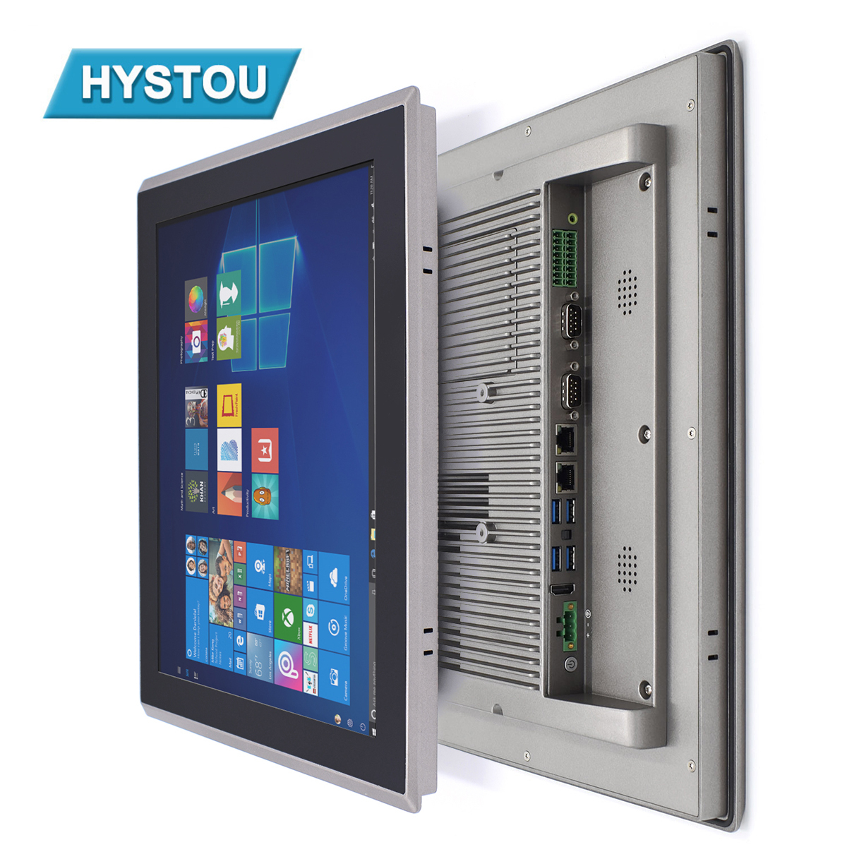 HYSTOU емкостная Передняя панель io PC 15 19 дюймов все в одном сенсорный экран настольный компьютер