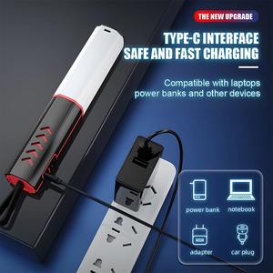 Linternas Tácticas con Zoom Telescópico, Linterna LED Recargable, 3 Modos de Iluminación, Largo Alcance, Impermeable, para Camping y Pesca - Product Image 4