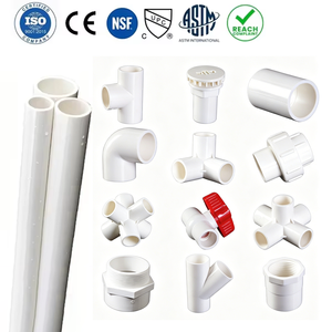 Materiales de Plomería para Construcción, Tuberías de Suministro y Drenaje de Agua de UPVC, Tuberías y Accesorios de PVC - Product Image 1