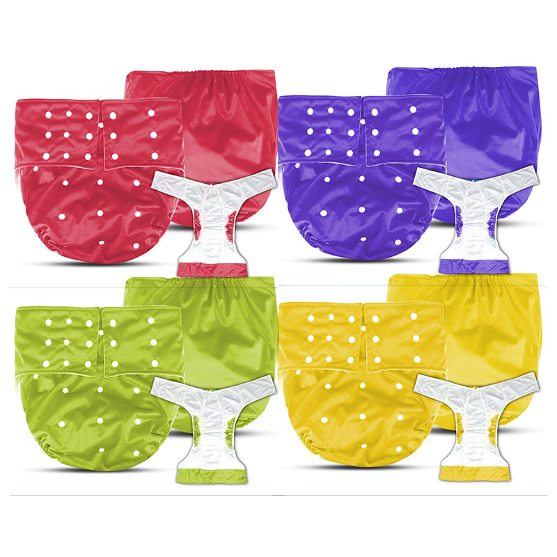 Моющийся взрослый карман для подгузников Регулируемый многоразовый подгузник тканевый подгузник для взрослых штаны для пожилых людей штаны для больных с недержанием нижнее белье