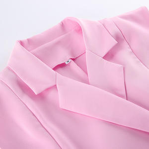 Traje Formal de Oficina <span class=keywords><strong>para</strong></span> Mujer, Traje Casual de Negocios, <span class=keywords><strong>Chaleco</strong></span> y Pantalones Rosa, Conjunto de Dos Piezas a la Moda <span class=keywords><strong>para</strong></span> Mujer - Product Image 6