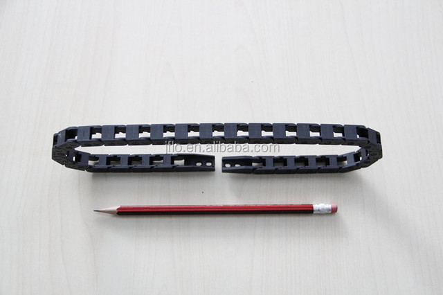 JFLO J Series Flexible Cable Carrier Chain Bridge Type Non-opening,Nylon,for Cnc Machine