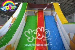 Toboggan Gonflable Happy Pig pour Parc d'Attractions, Zones de Rebond Rose et Blanc, Matériau Anti-Perforation, Activités de Maternelle - Product Image 6