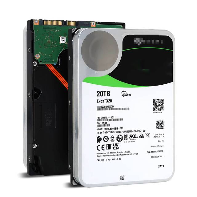 New Brand ST20000NM007D X20 20 TB Hard Drive Internal SATA 3.5 Inch 7200 RPM HDD