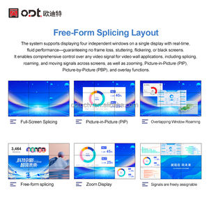 <span class=keywords><strong>Video</strong></span> Wall Controllers & Processors HD-M-i <span class=keywords><strong>Video</strong></span> Splice Processor 8 in, 16 uit Multi-Screen Besturing 3x4 3x5 4x4 <span class=keywords><strong>Matrix</strong></span> Switcher - Product Image 4