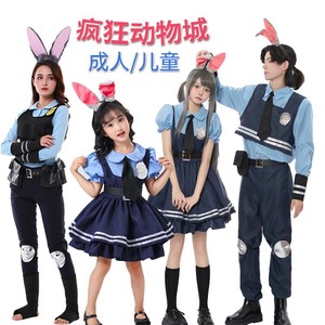 Costume de police Judy Hopps de Zootopia pour adultes et enfants, déguisement d'Halloween - Product Image 4