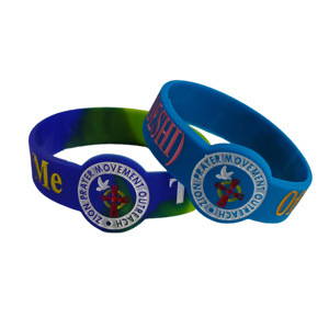 Pulsera de Silicona Tejida Ecológica y Duradera al por Mayor, con Impresión en Relieve, Tamaño y Color Personalizables, Estilo Deportivo, Regalo Promocional - Product Image 5