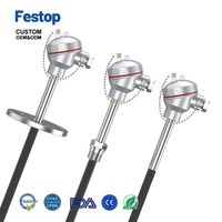 Hoogprecisie Type K thermocouple temperatuursensor, slijtvast, gepantserd, hoge temperatuur, explosiebestendig, Pt100 ODM