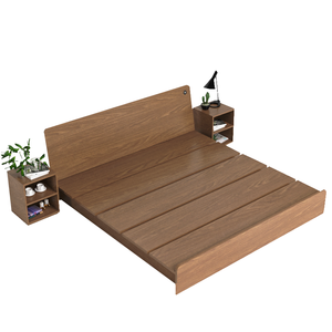 Juego <span class=keywords><strong>de</strong></span> muebles <span class=keywords><strong>de</strong></span> dormitorio <span class=keywords><strong>de</strong></span> madera <span class=keywords><strong>de</strong></span> fábrica <span class=keywords><strong>de</strong></span> China, muebles para dormitorio, compras en línea, cama individual, cama king size iluminada con almacenamiento - Product Image 2