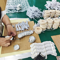 Lampu Kabinet LED SMD 2W Modern Kecerahan Tinggi Diameter 60mm 3000K Putih Hangat Terpasang di Dinding Dapur Rumah Supermarket Hotel