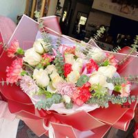 Papier d'emballage pour fleuriste, fournitures de fleuriste, papier d'emballage floral coréen mat coloré et imperméable pour bouquet, bouquet pour cadeau