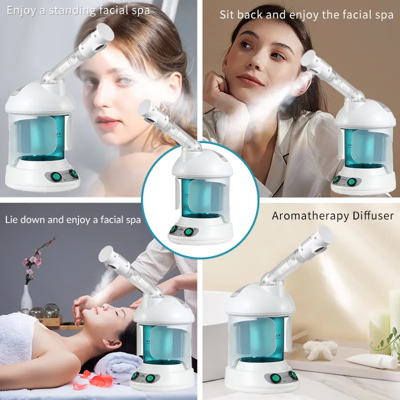 KSKIN – équipement de beauté professionnel, soins de la peau, Nano hydratation, vaporisateur Facial Portable, brumisation chaude, pulvérisation faciale, peut être tourné à 360