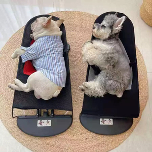 Mecedora para perros y gatos, cama reclinable portátil para cachorros, nido plegable, cómoda, suministros para mascotas - Product Image 1