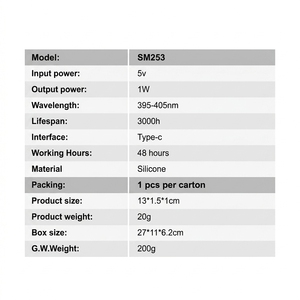 Système de <span class=keywords><strong>Lampe</strong></span> UV Professionnel pour Extensions de Cils 1W, Séchage Rapide en 2s, Lumière LED pour Colle à Cils avec Pédale <span class=keywords><strong>Sans</strong></span> <span class=keywords><strong>Fil</strong></span> et Col de Cygne Flexible - Product Image 4