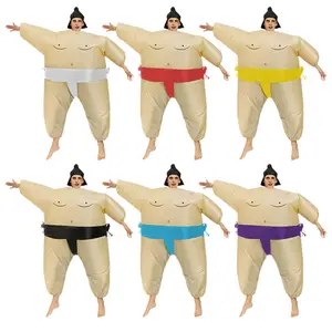 Hot Selling Unisex Adult Sumo Suit Halloween Polyester Material For Adults Of All Genders Carnivals Party Gift