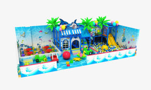 2025 aire de jeux intérieure sur le thème de l'océan <span class=keywords><strong>parc</strong></span> d'attractions du centre commercial avec trampoline et équipement de toboggan pour piscine à balles - Product Image 6