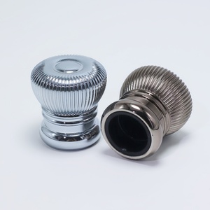 ขวดน้ำหอมแก้วทรงกลมใส ขนาด 50 มล. รุ่น MUB ดีไซน์ใหม่ พร้อมฝาซิงค์หรูหรา - Product Image 2
