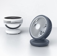 Mini ventilateur de bureau d'été, ventilateur mural rechargeable par USB, ventilateur de table portable